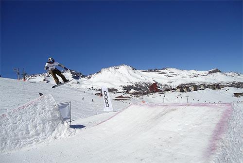 Brasileiro Oppa de Ski Alpino e Snowboard no Valle Nevado / Foto: Divulgação/CBDN